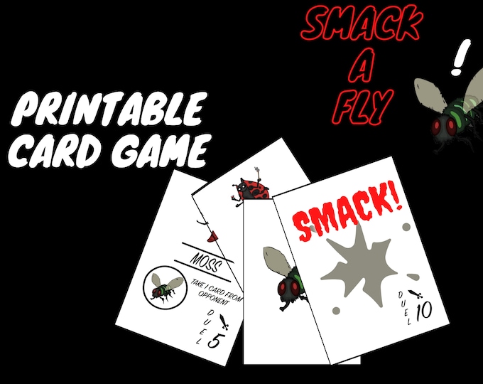 Smack A Fly Printable Card Game