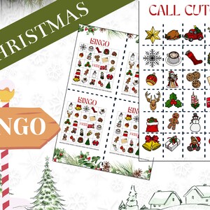 Printable Christmas Bingo Party Game