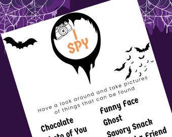 I Spy Printable Halloween Game