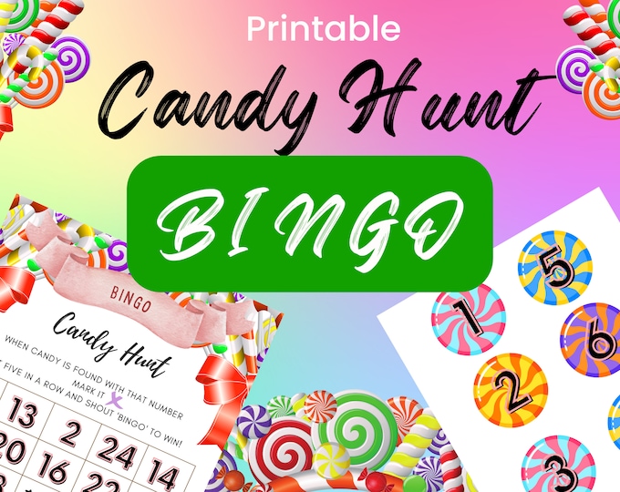 Candy Hunt Bingo Printable Game