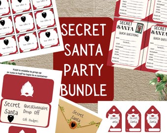 Ultimate Secret Santa Party Bundle – Fully Customizable