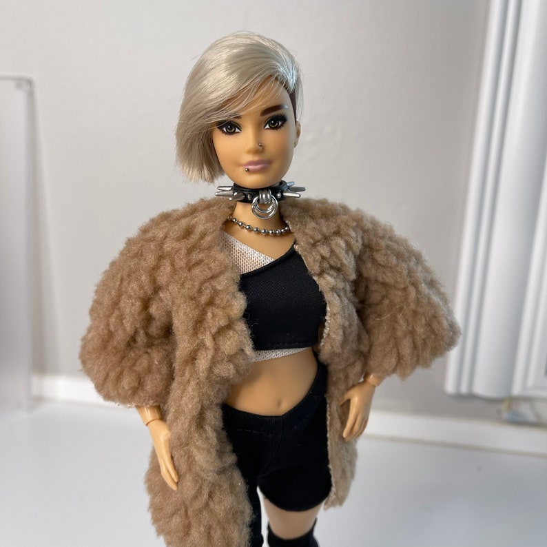 Shaved Head Gray Hair Fashionista 107 Barbie Doll Hybrid | Etsy