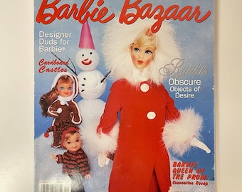 Barbie Bazaar Magazine December 2001 Vintage Barbie Collector Gifts Collectible Barbie Book Y2K Barbie Ponytail Barbie 60s Barbie Y2K Barbie