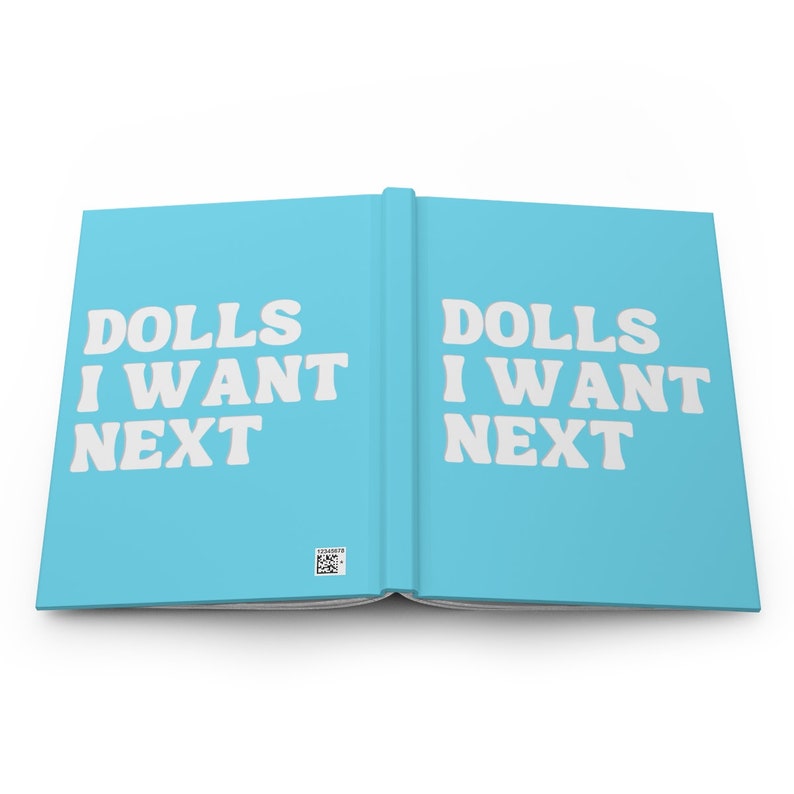 Toy Collector Gift Hard Cover Journal Aesthetic Journal Fashion Doll Collector Gift Vintage Fashion Doll Lined Notebook Journal Lined Paper image 5