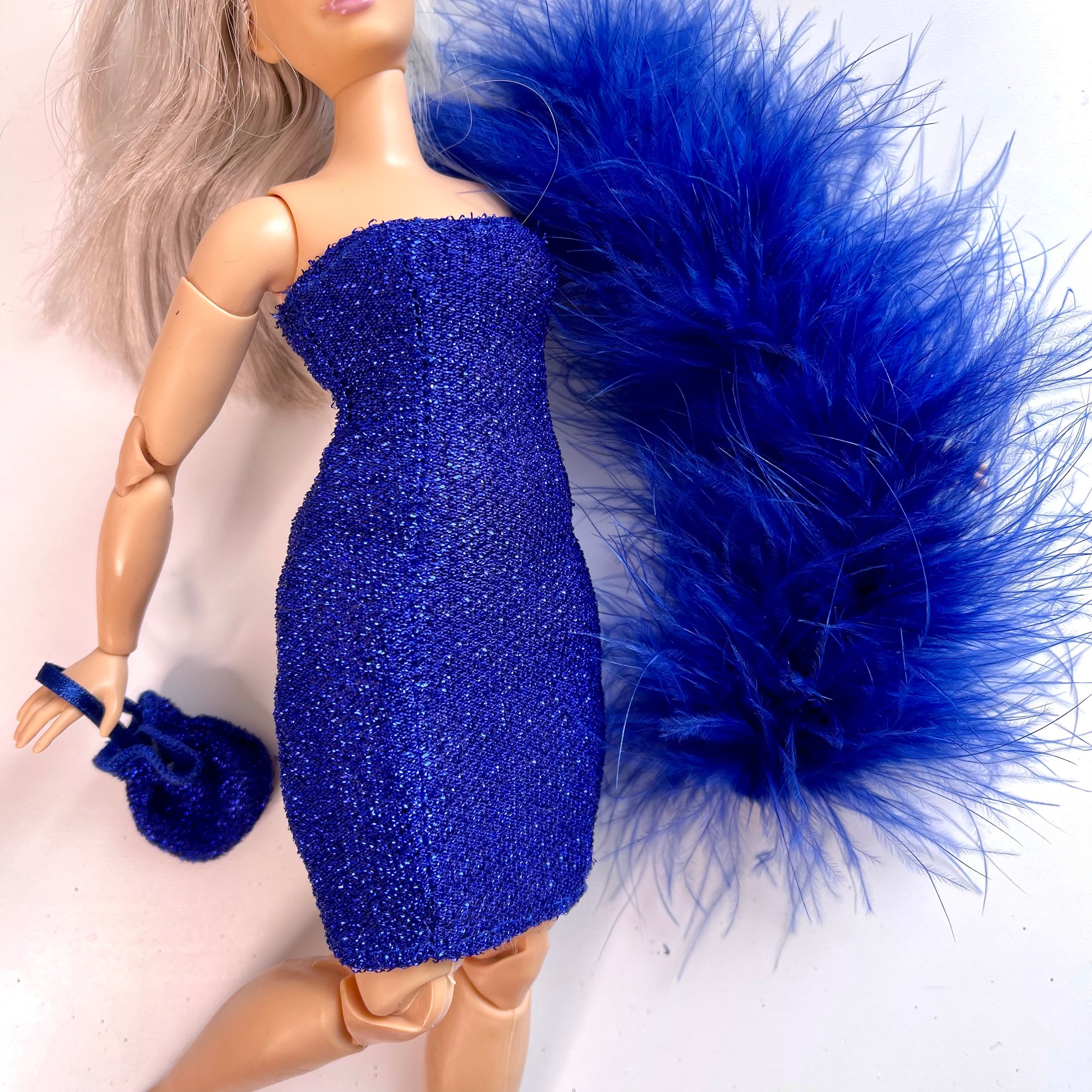 Baby Blue Barbie Doll Dress ffor girl