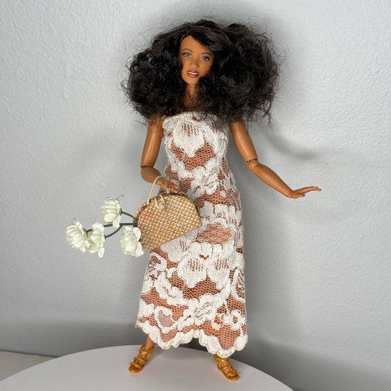 Custom Barbie Doll Vintage Barbie Clothes Purse 60s Clothes Articulated Jointed Barbie Brown Eyes Hybrid Curvy Barbie Black Barbie AA Barbie Etsy Ireland