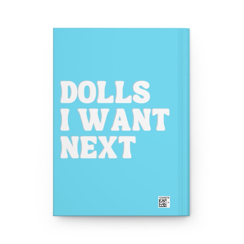 Toy Collector Gift Hard Cover Journal Aesthetic Journal Fashion Doll Collector Gift Vintage Fashion Doll Lined Notebook Journal Lined Paper image 3