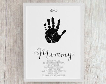 Mommy Handprint Poem Art: Mother's Day Keepsake (PDF)
