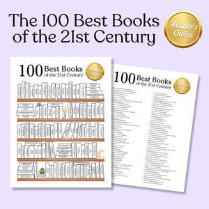 100 beste boeken van de 21e eeuw Reader's Choice-editie, 100 boeken om tijdens je leven te lezen, directe digitale download