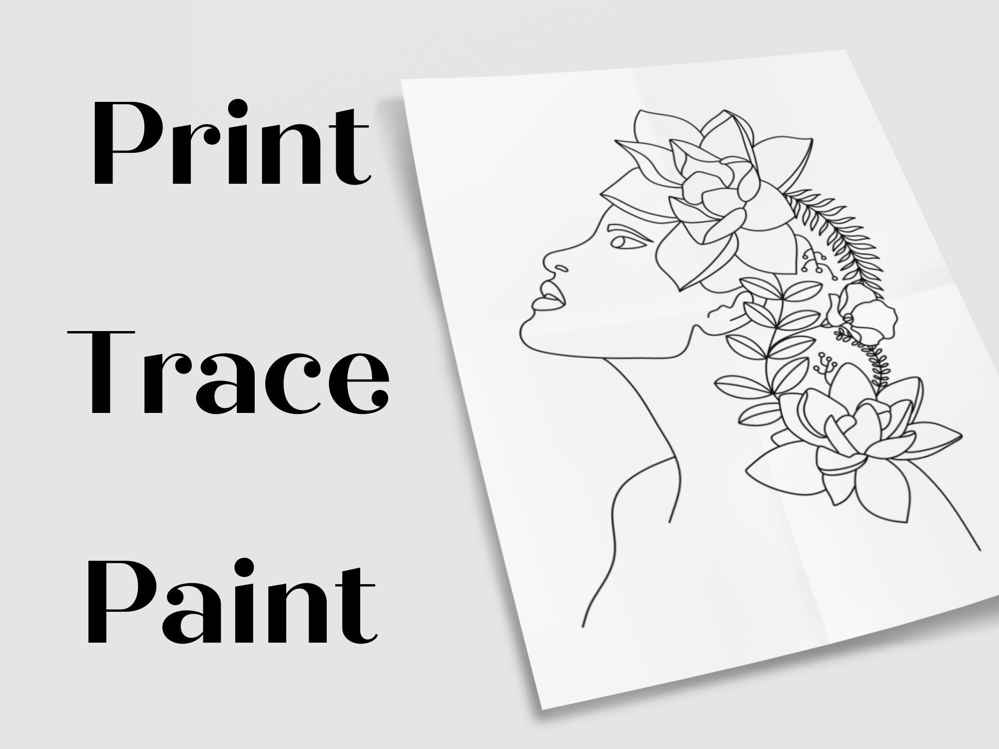 DIY Paint Party Pre-drawn Canvas Stencil Adult Painting | Etsy