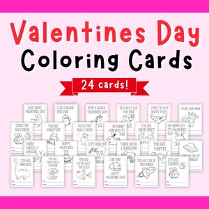 Valentinstagskarten, druckbare Valentinstagskarten, Valentinstagskarten für Kinder, druckbare Valentinstagskarten zum Ausmalen, Klassenzimmerkarten