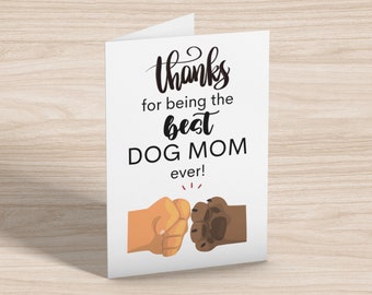 Hundmamma-kort: Mors dag- eller födelsedagspresent (PDF)