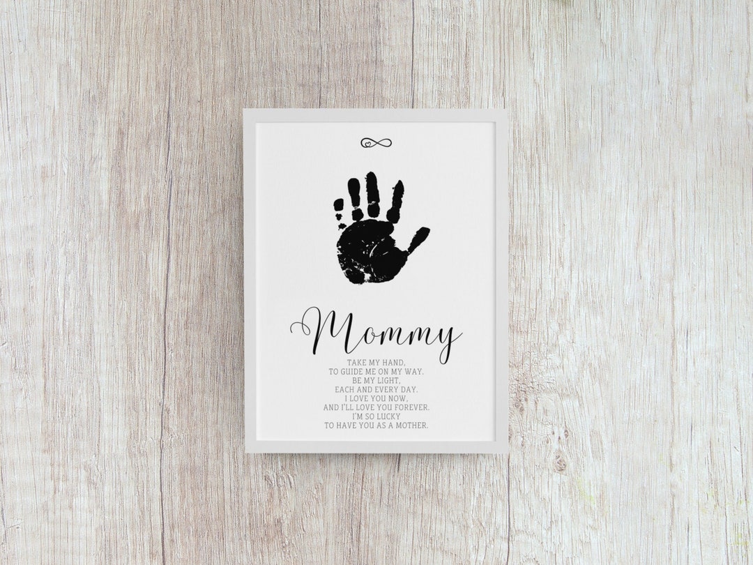 Mommy Handprint Poem / Hand Art Craft Mom Mother's Day Birthday / Kids ...