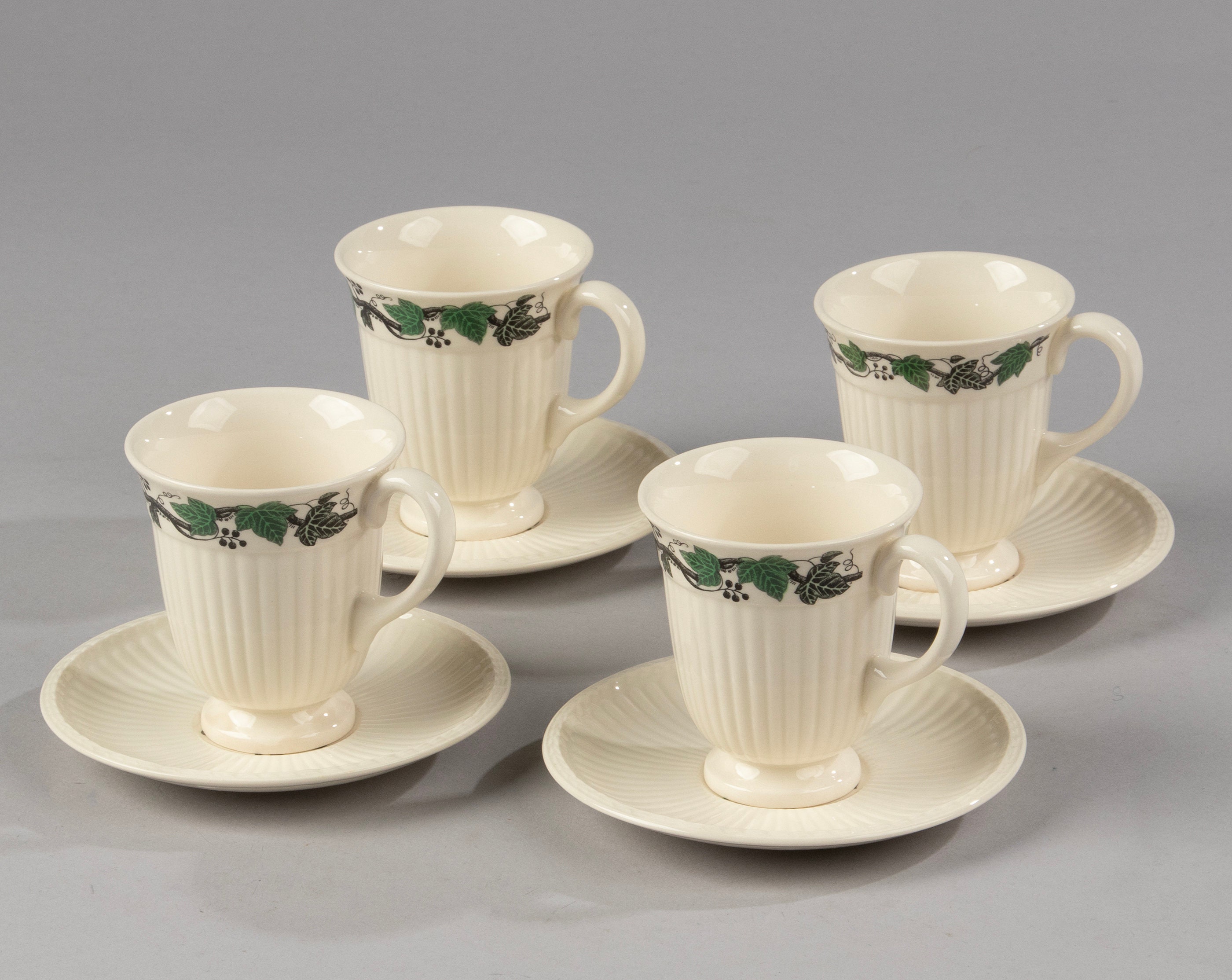  CLIVEDEN カップ＆ソーサー プレート トリオ4客セット WEDGWOOD CLIVEDEN カップ＆ソーサー プレート トリオ4客セット