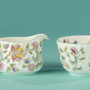 Minton Haddon Hall Sugar and Milk Set
