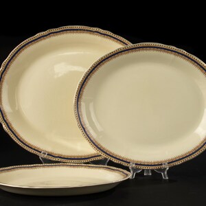 Set of 3 Oval Dishes - Grindley - Creampetal - Etsy
