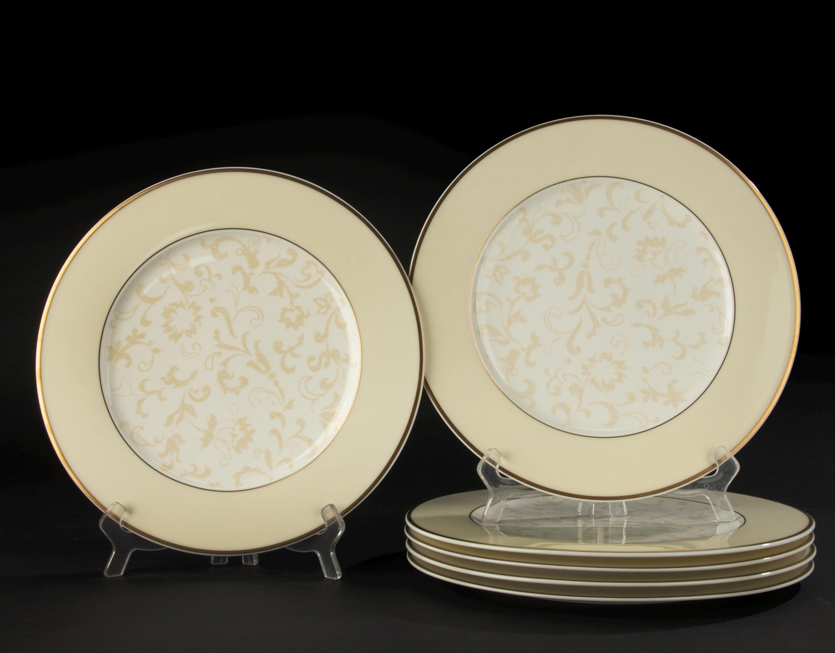 Servizio Tavola 18 Pezzi Amelie In Porcellana New Bone China - Decor Floreale E Pois, Elegante E Lavabile In Lavastoviglie