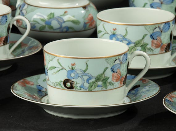 11-piece Tea Set - Haviland Limoges - Madoura - Etsy