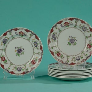 Set of 9 Breakfast Plates - Copeland Spode