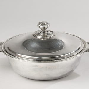 Christofle Gallia silver-plated covered dish