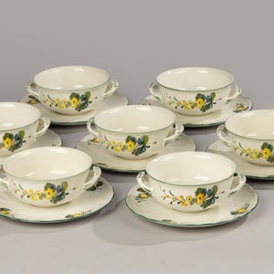 Set of 7 Soup bowls - Villeroy Boch - Jamaica