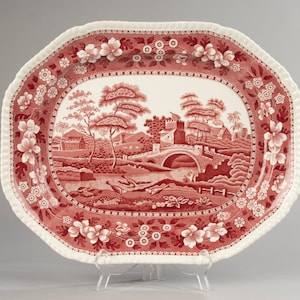 XL Serving Plate - Copeland - Spode Tower - Pink