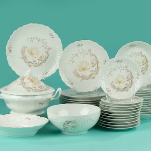 39-Piece Set Dinnerware - Chastagner Limoges
