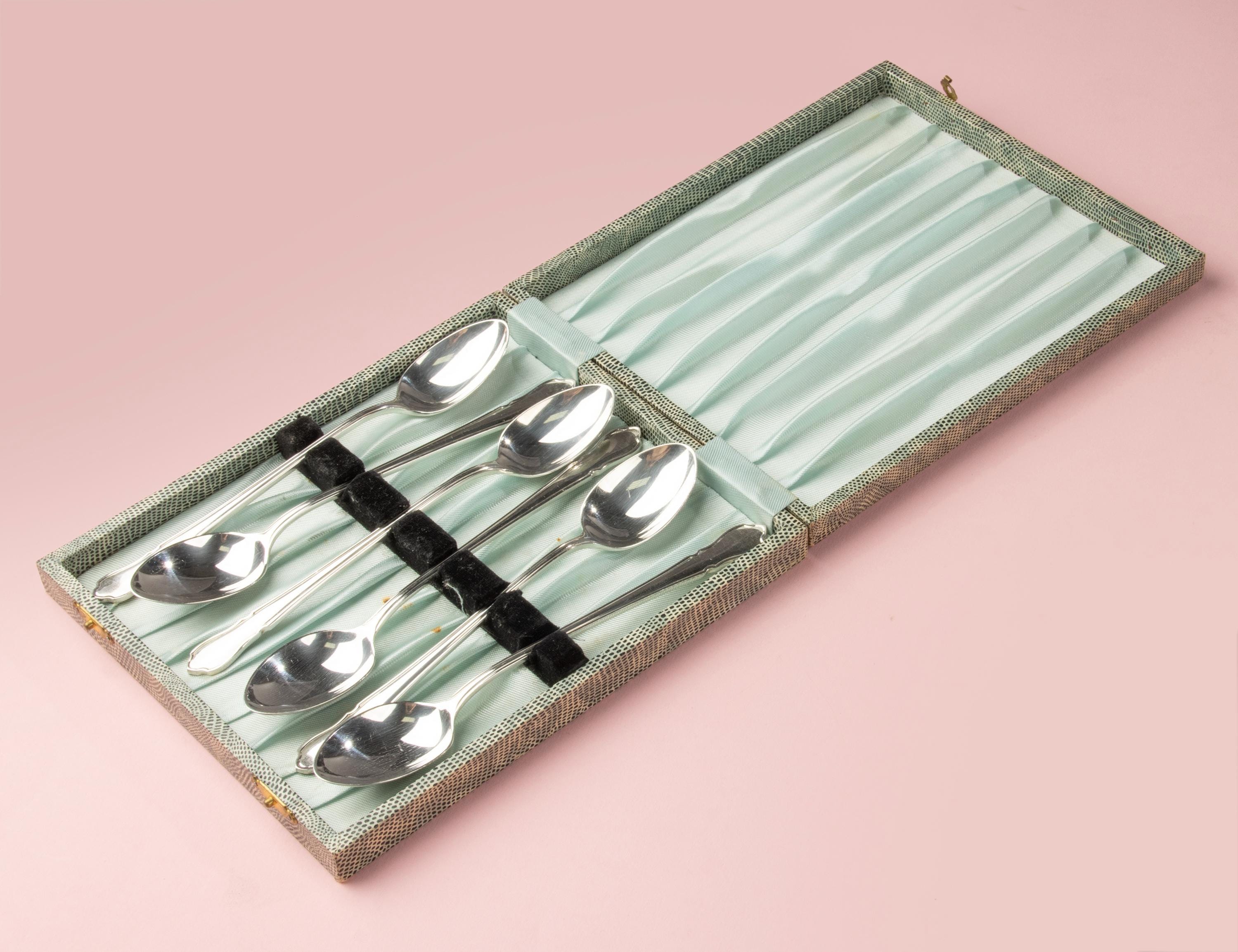 銀メッキアイスクリームスプーン6本セット - Etsy 日本