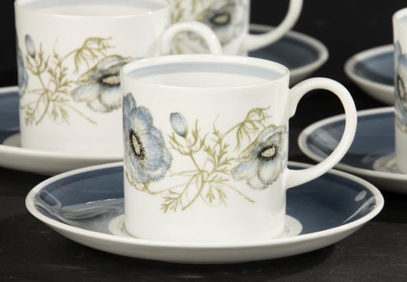 8 Piece Coffee Set - Wedgwood - Glen Mist - Susie Cooper - Etsy
