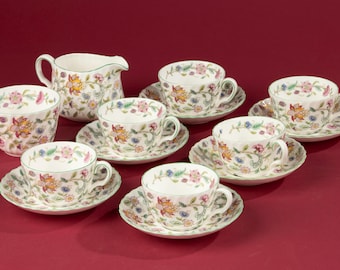 8-Piece Tea Set - Minton - Haddon Hall