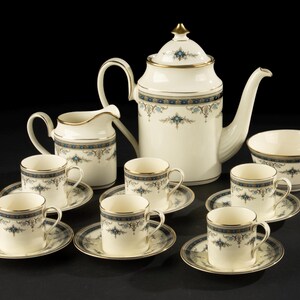 Minton 9-piece Coffee Set - Grasmere - Etsy