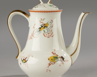 Tetera antigua - Bernardaud Limoges - Porcelana