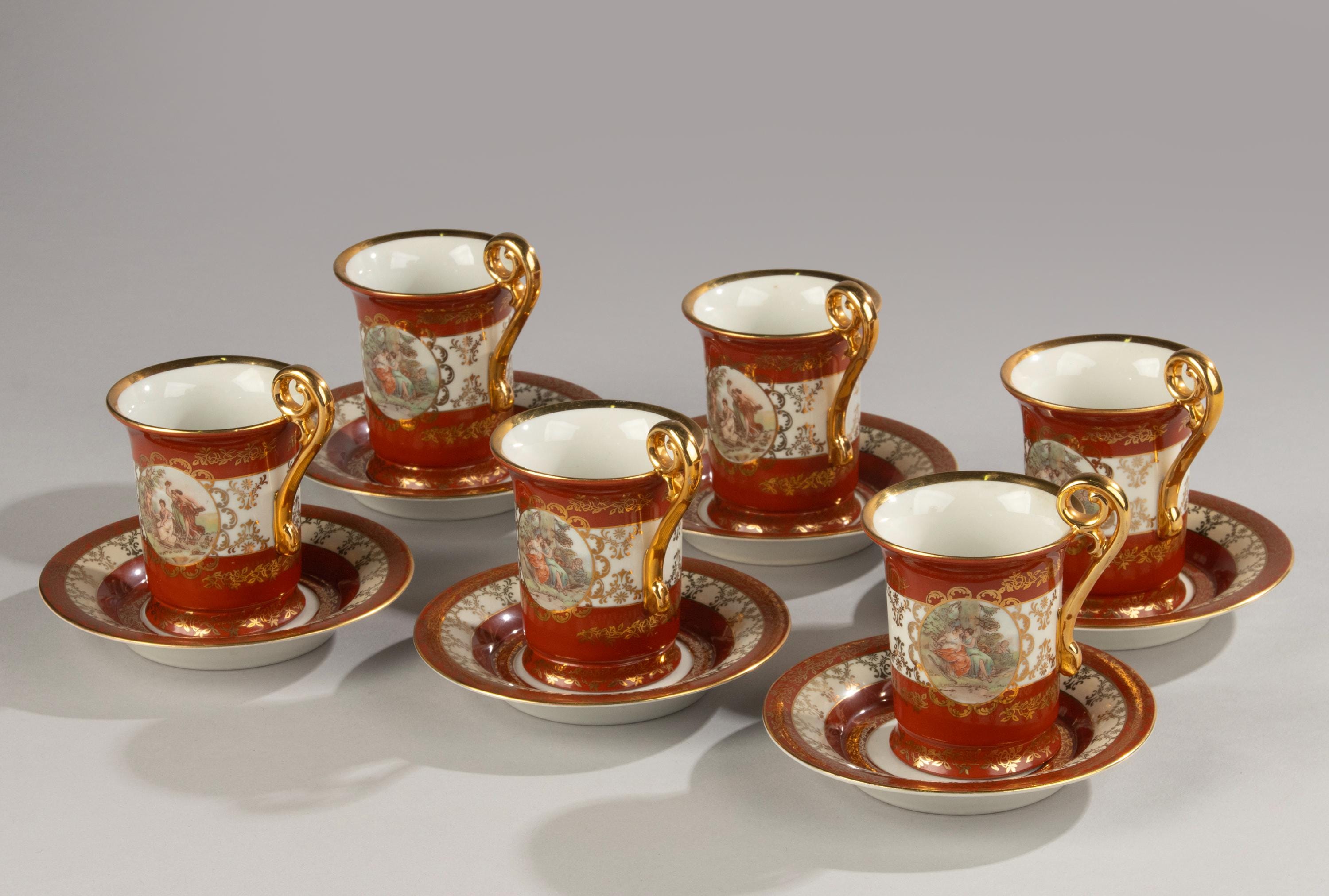 コーヒーカップ6個セット - シューマン・ババリア - 磁器 - Etsy 日本