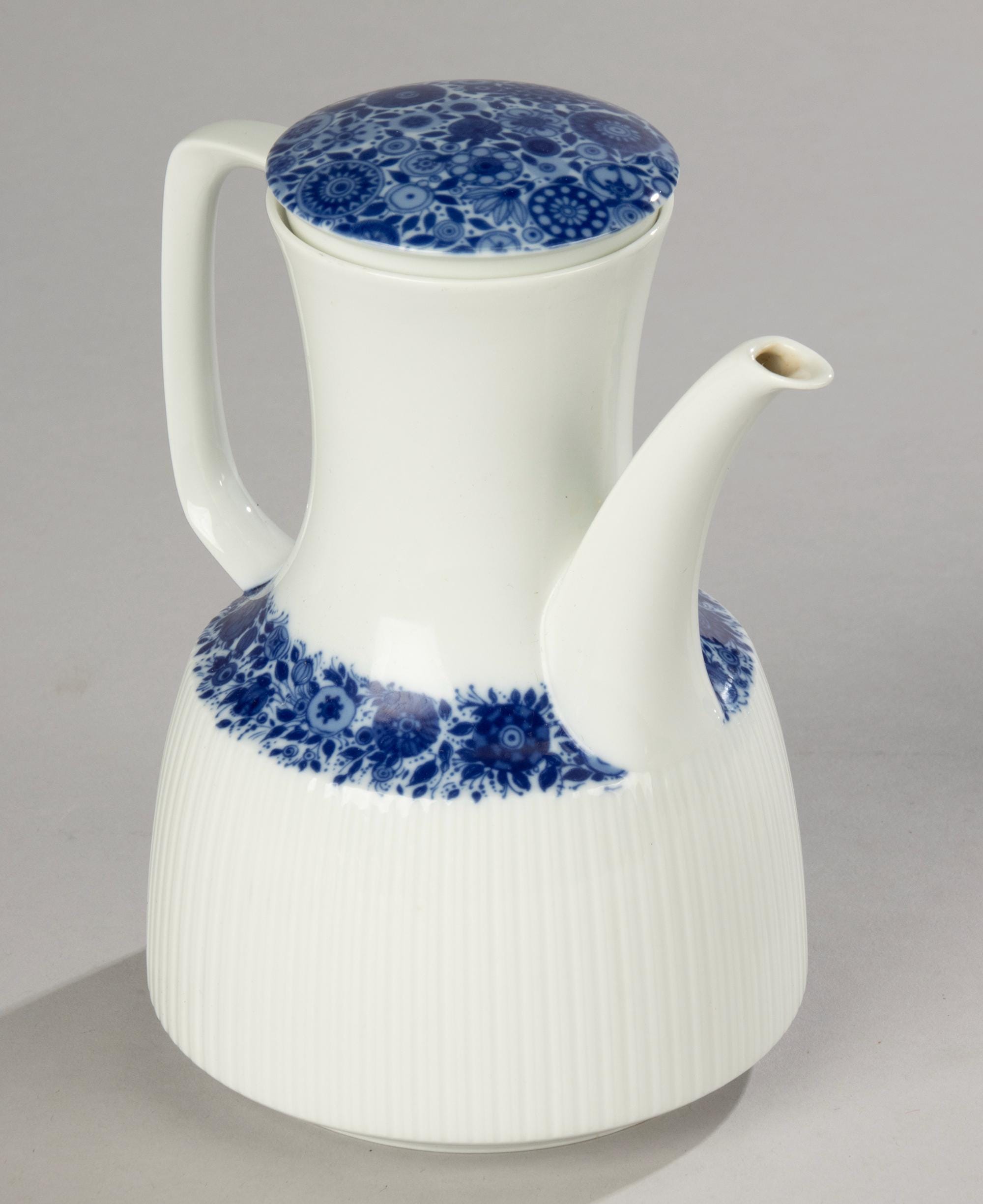 9-piece Coffee Service - Rosenthal - Symphony Blue Flowers - Tapio
