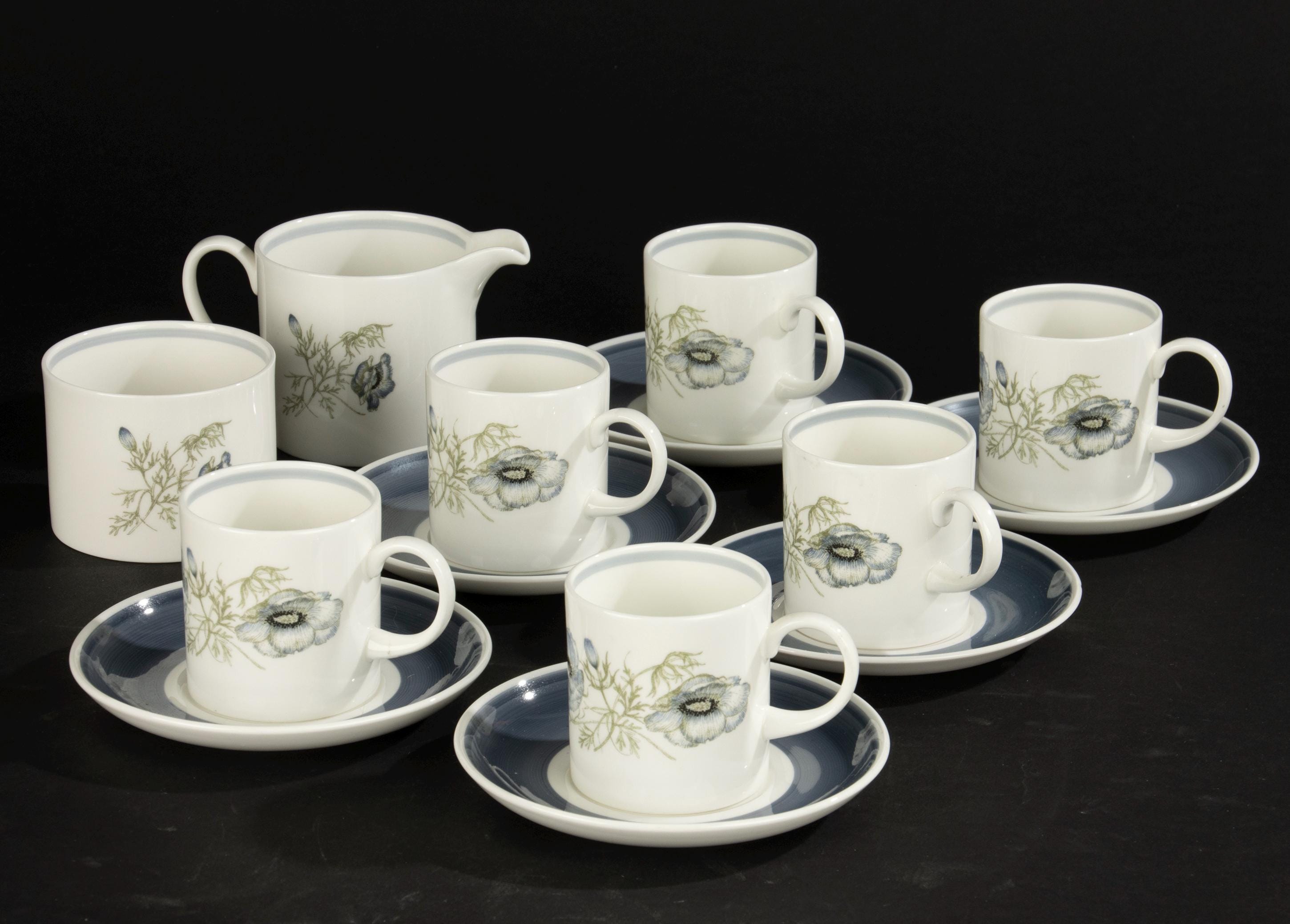  プレート2種　ROSE HIP/GLEN MIST 8 Piece Coffee Set - Wedgwood - Glen Mist - Susie Cooper - Etsy