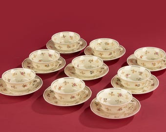 残1 レア シキオン レイノー リモージュ カップ＆レンゲ 4人用