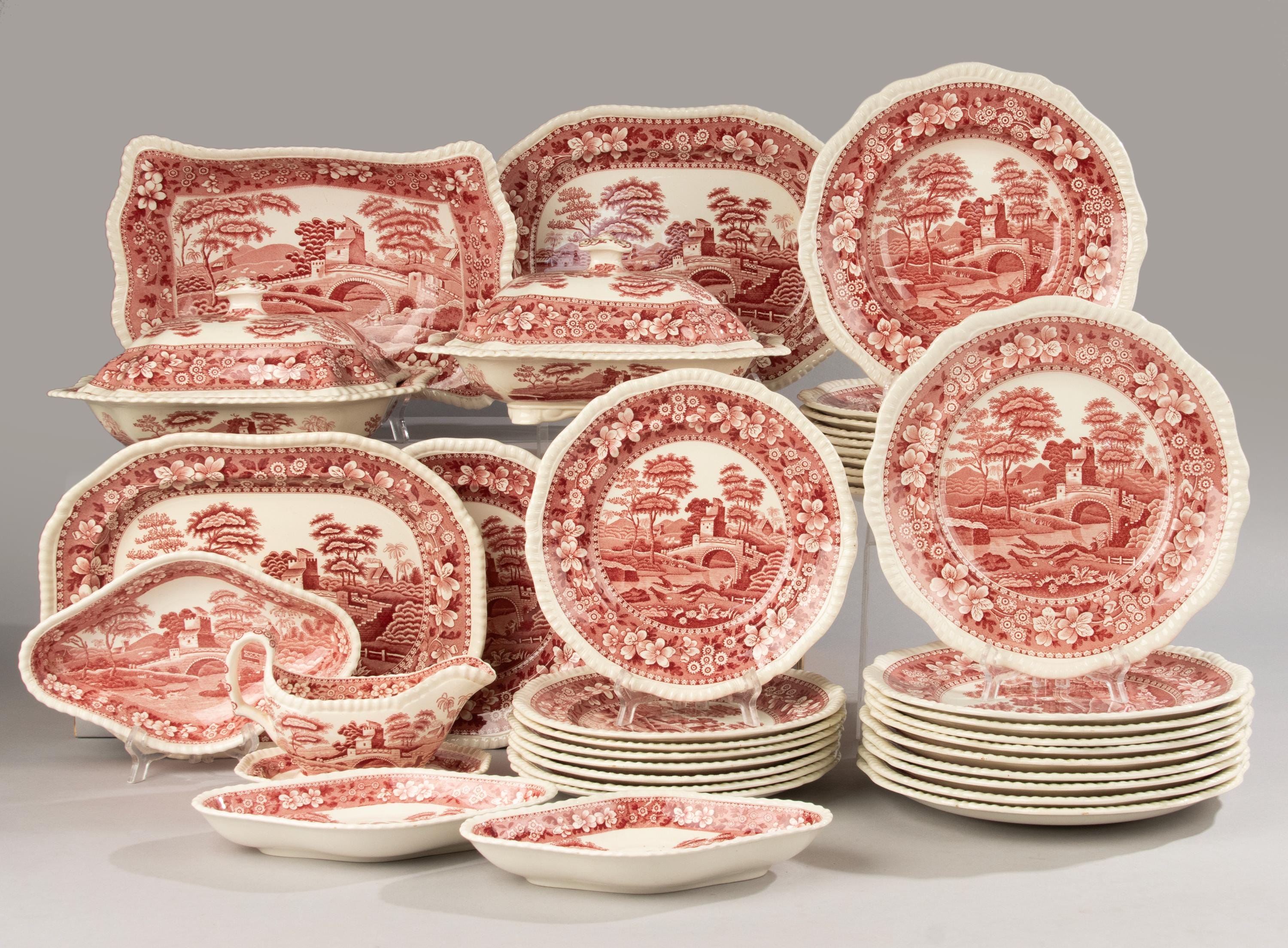 39 Piece Dining Set - Copeland - Spode's Tower - Etsy