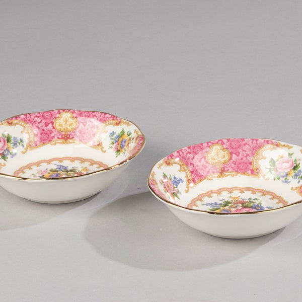 Set of 2 Bowls - Royal Albert - Lady Carlyle