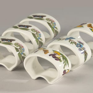 Set med 6 servettringar - Portmeirion - Botaniska trädgården