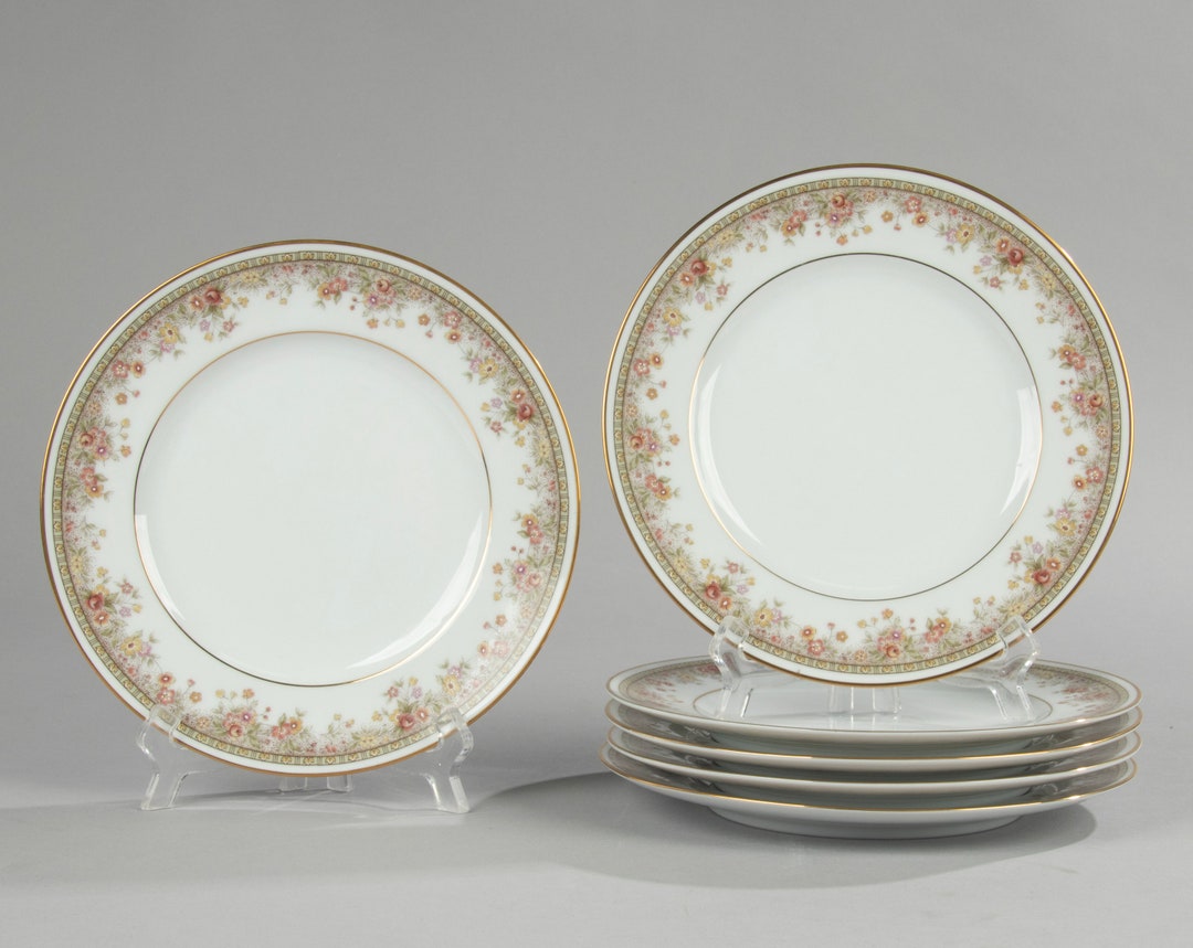 Set of 6 Breakfast Plates Noritake Morning Jewel Etsy