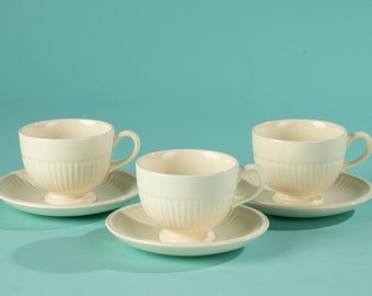 Set mit 3 großen Teetassen – Wedgwood – Edme