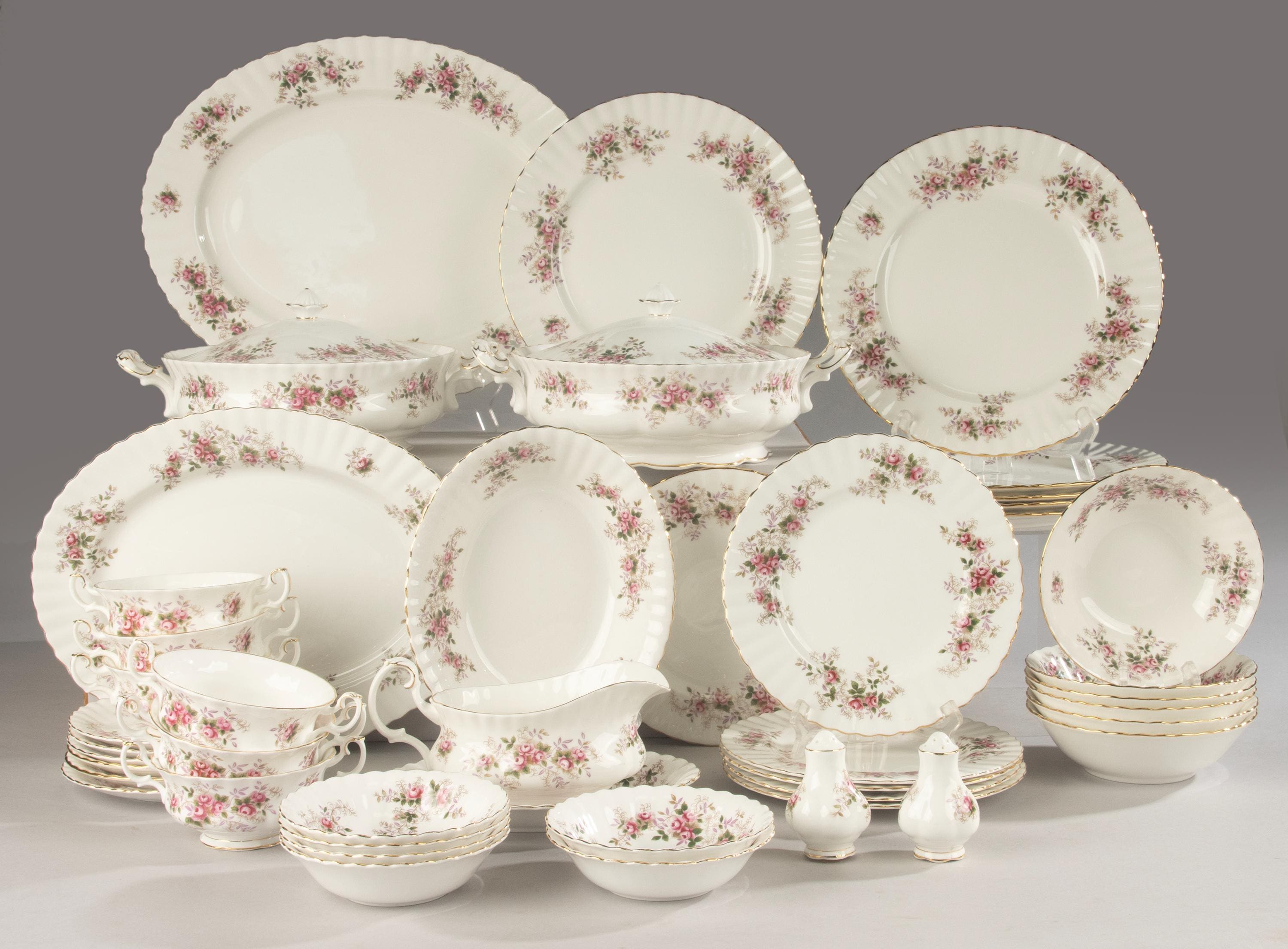 English Rose Dinner Set - Etsy
