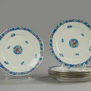 Set of 6 Dinner Plates - Bernardaud Limoges