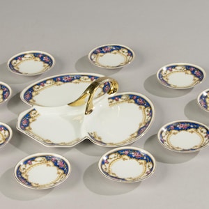 Zestaw przekąsek 10-elementowy – porcelana