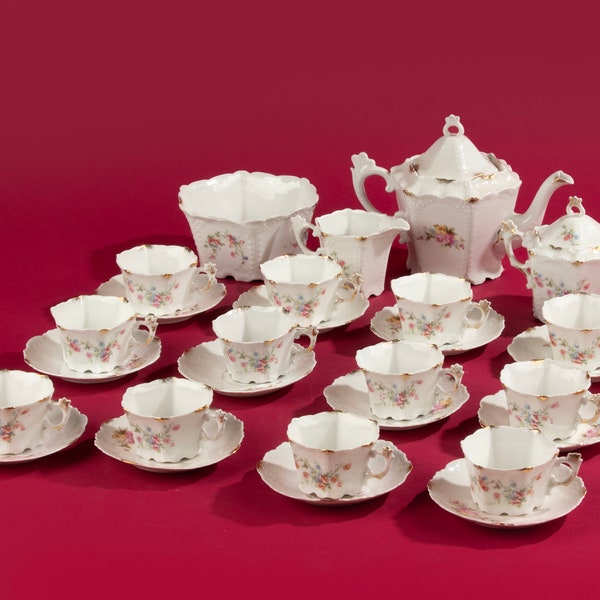 Porcelain Tea Set Etsy