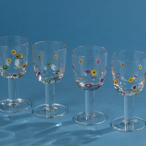 Set mit 4 Weingläsern – Leonardo – Millefiori