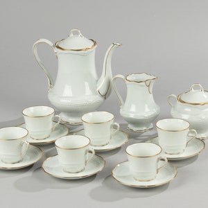 9-Piece Coffee Set - Bernardaud Limoges - Diderot