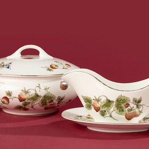 Juego de servir de 2 piezas - Coalport - Fresa