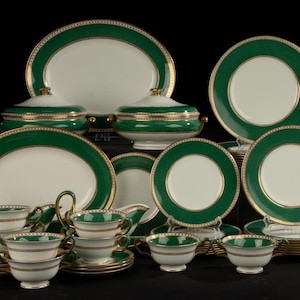 38 Piece Dining Set - Wedgwood - Ulander Powder Green - Etsy UK