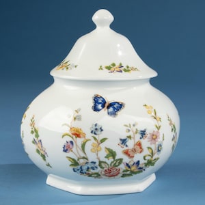 Pot with Lid - Aynsley - Cottage Garden